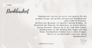 Dankbarkeit